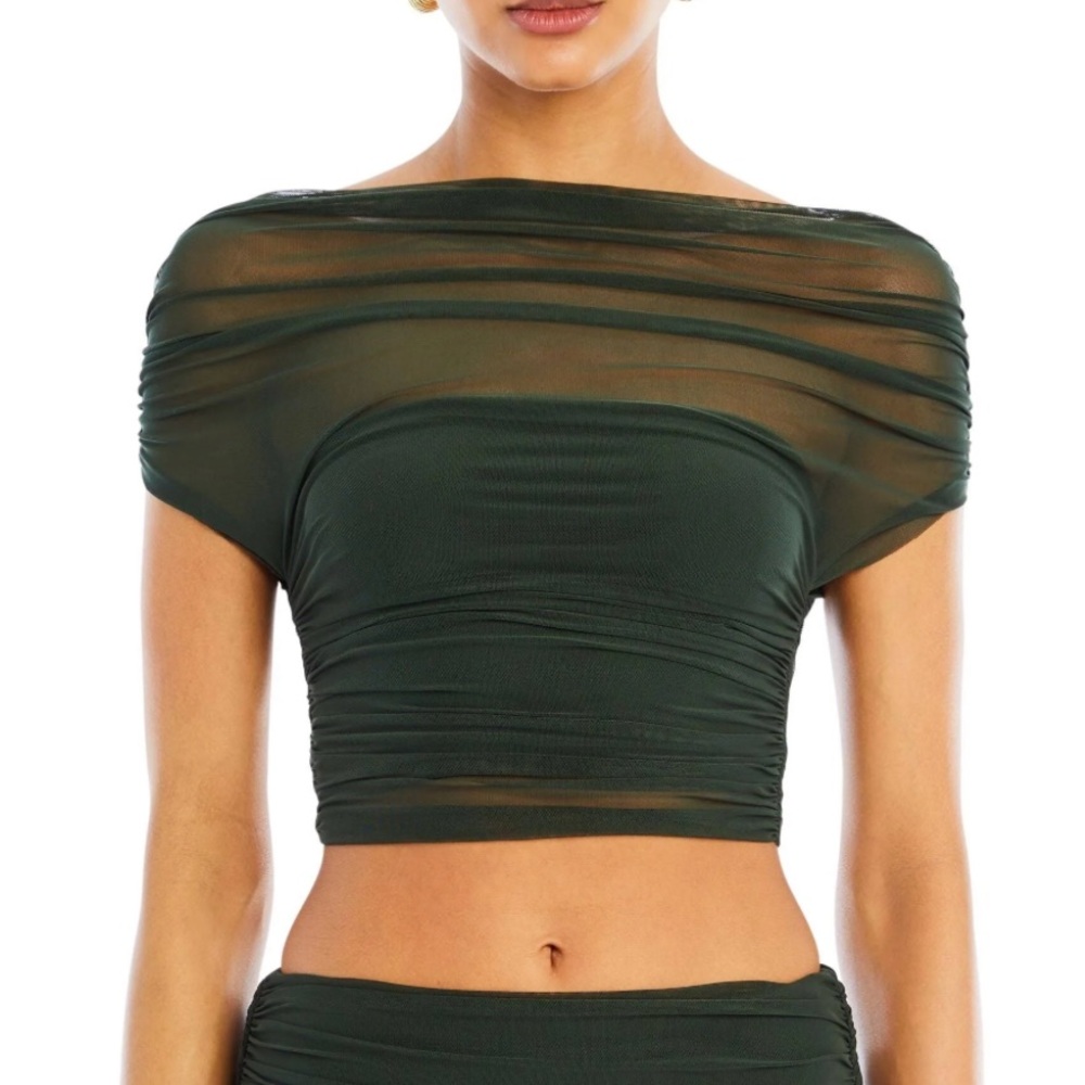 New - Seroya Marsh Top in Forest Green XS
